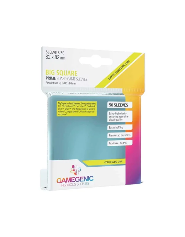 FUNDA GG PRIME BIG SQUARE 82X82MM 50UNDS