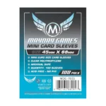 funda mini euro celeste standard 45x68mm 100 unidades