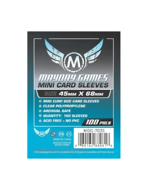 funda mini euro celeste standard 45x68mm 100 unidades