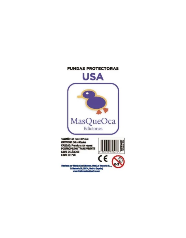 funda mqo usa morada 56x87mm 50 unidades