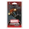 Expansión Marvel Champions Black Widow con cartas de heroína y habilidades espía
