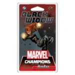 Expansión Marvel Champions Black Widow con cartas de heroína y habilidades espía