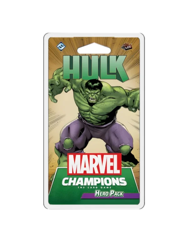 Expansión Marvel Champions Hulk con cartas de fuerza bruta y acciones devastadoras