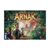 Juego de mesa Ruinas Perdidas de Arnak con exploradores, artefactos y tablero de expedición