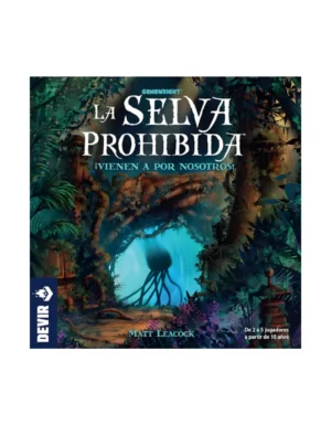 Caja del juego de mesa Selva Prohibida en español