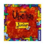 Juego de mesa Ubongo Junior con piezas de colores y tableros infantiles