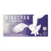Caja de Wingspan Expansión Europea con cartas de aves, huevos morados y componentes adicionales del juego