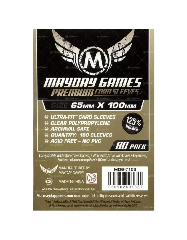 FUNDA AMARILLA PRM 65X100MM 80UNDS