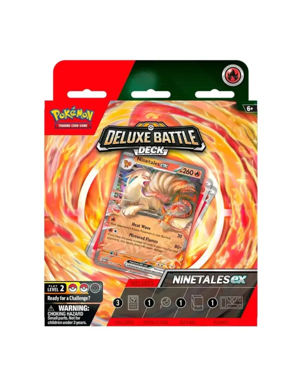 CARTAS DE POKEMON TCG DELUXE BATTLE DECK NINETALES EX