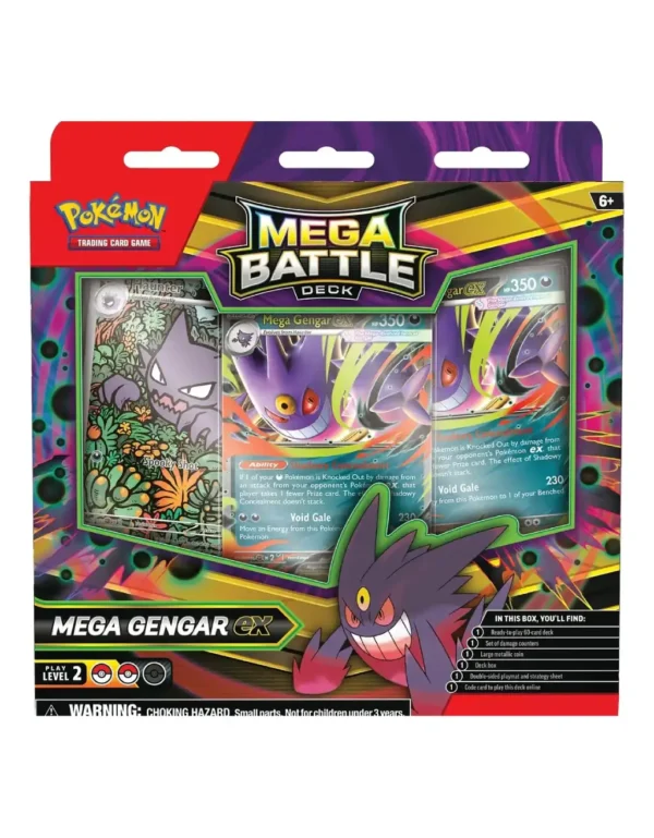 CARTAS DE POKEMON TCG MEGA BATTLE DECKS GENGAR EX