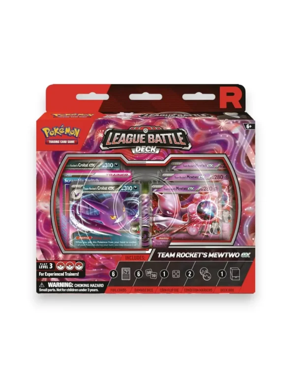 CARTAS DE POKEMON TCG TEAM ROCKET MEWTWO EX LEAGUE BATTLE DECK
